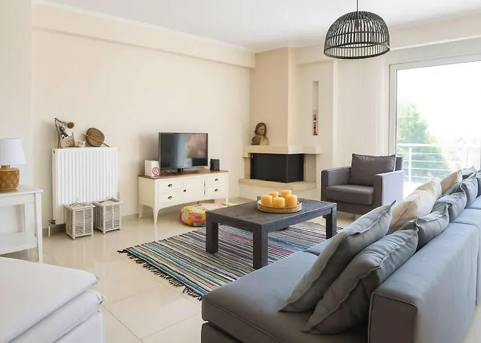 아파트 Rio Beachfront Escape - Luxurious Coastal Retreat 파트라